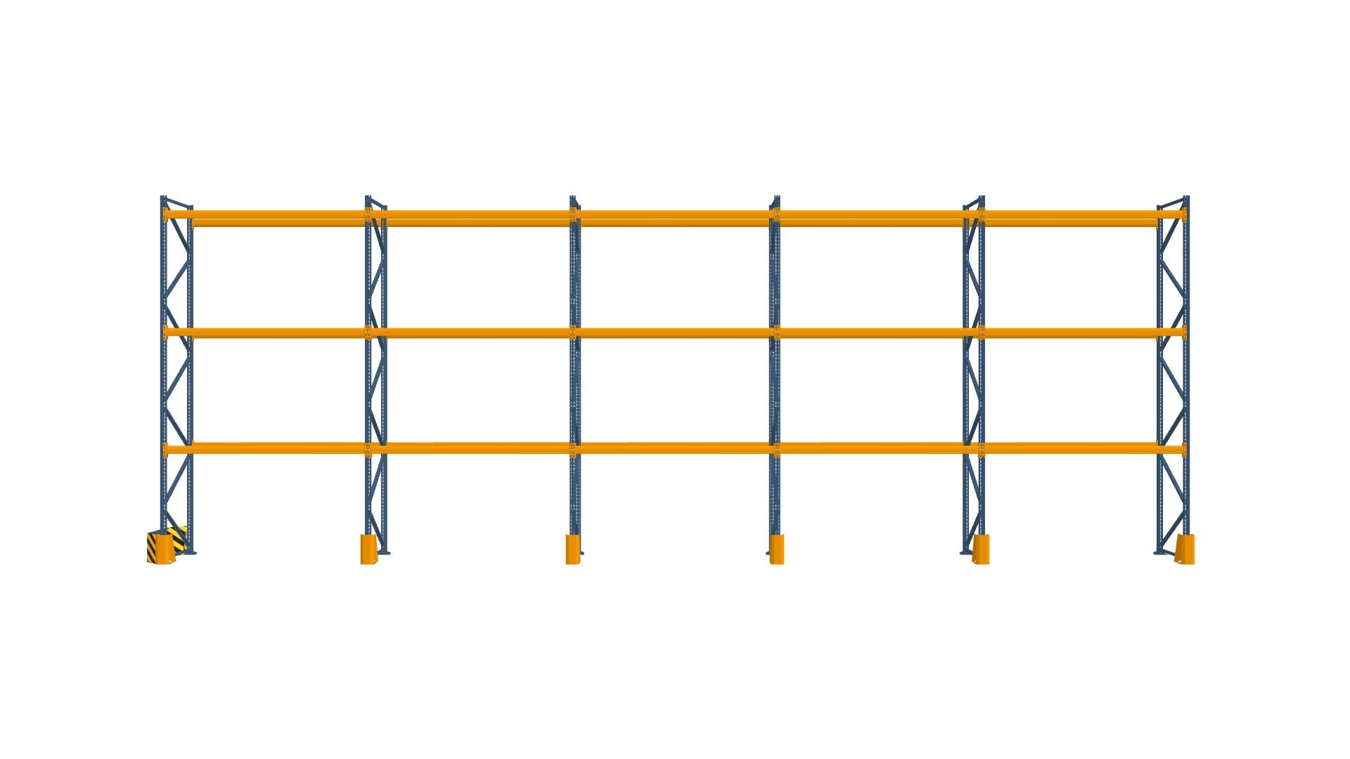 Konfiguration vom 20.03.2025 - 14.28 m x 5.00 m für 60 Paletten mit 700 kg