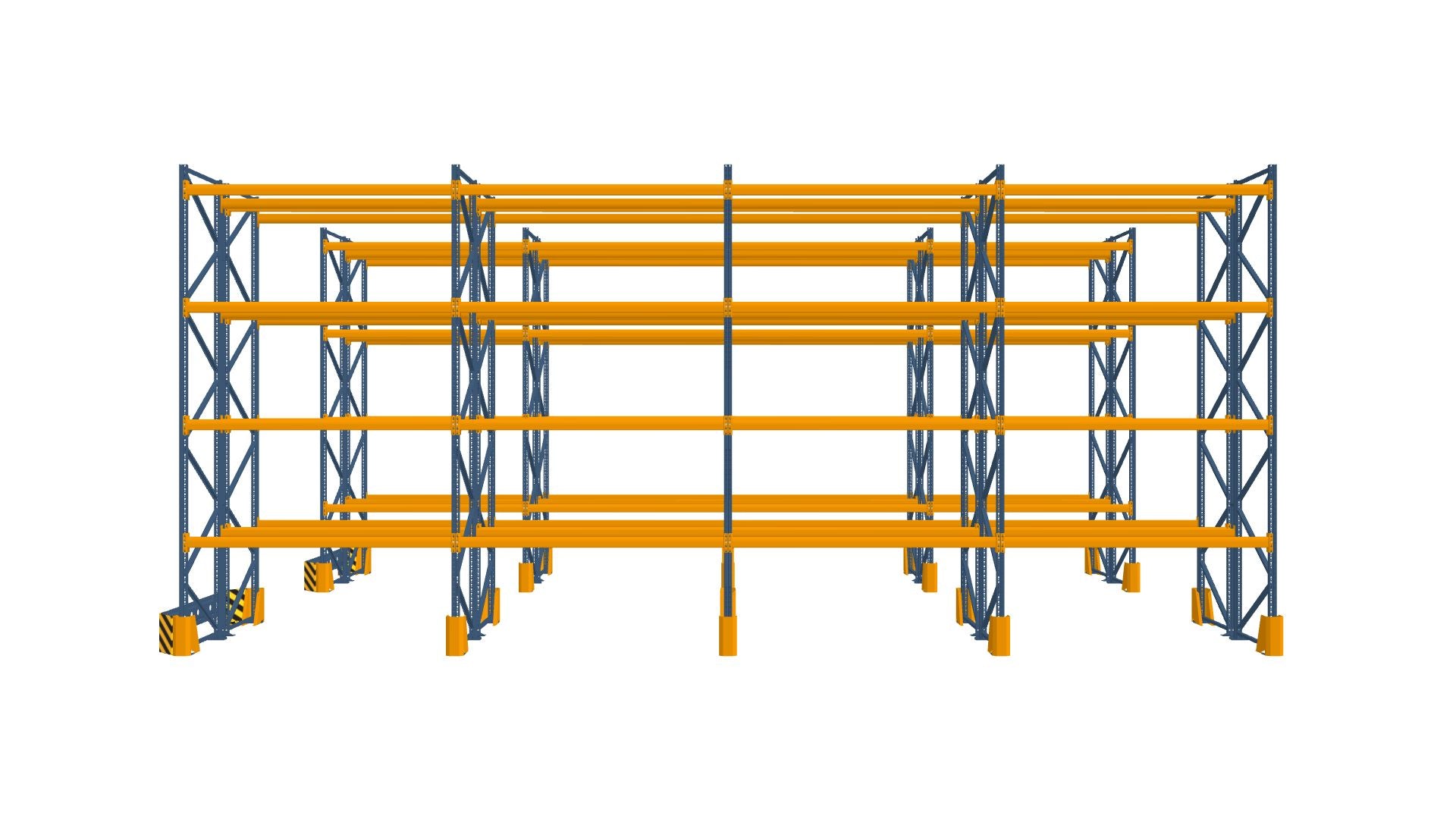 Konfiguration vom 17.03.2025 - 11.50 m x 5.00 m für 240 Paletten mit 700 kg
