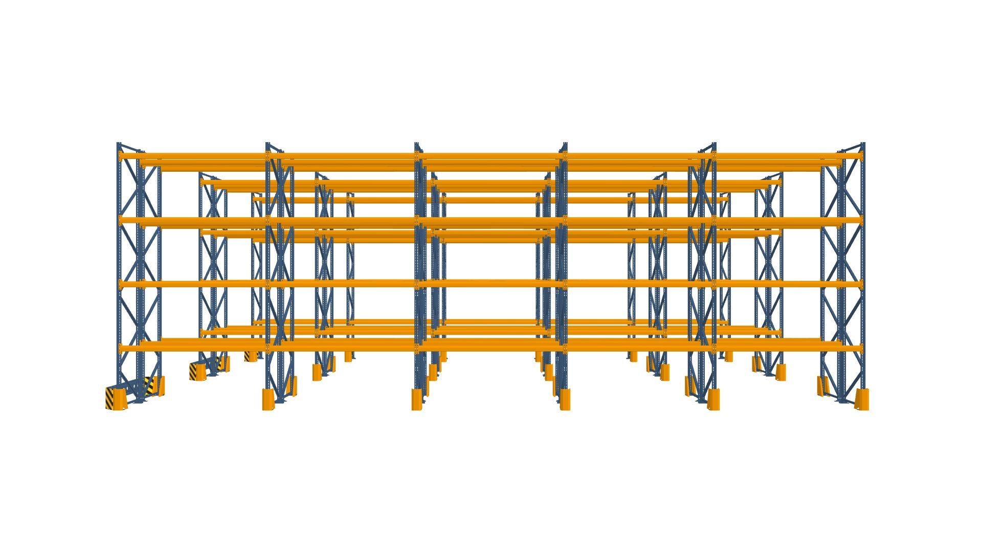 Konfiguration vom 20.03.2025 - 14.28 m x 5.00 m für 375 Paletten mit 700 kg