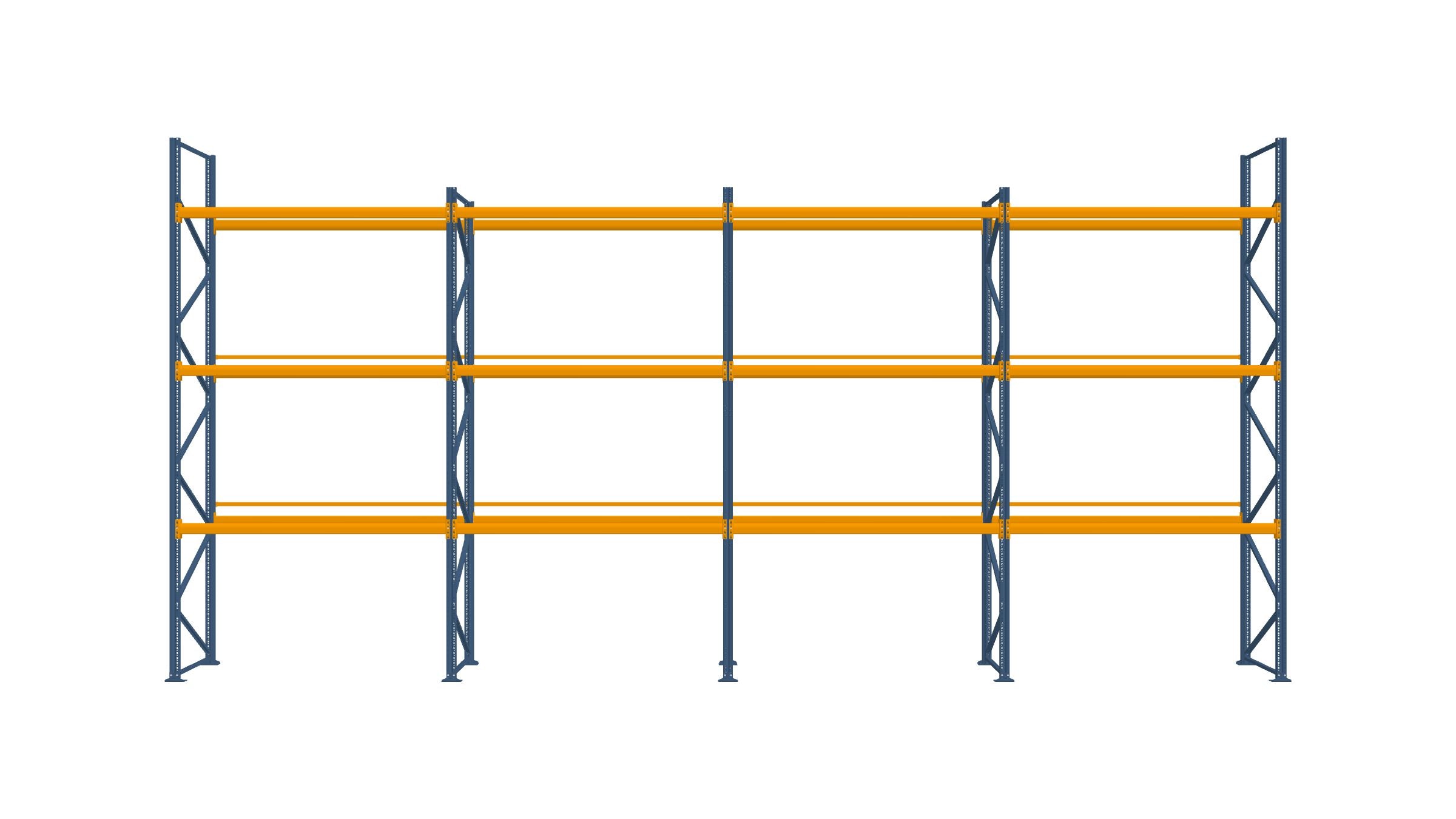 Konfiguration vom 03.02.2025 - 11.40 m x 5.00 m für 48 Paletten mit 1000 kg