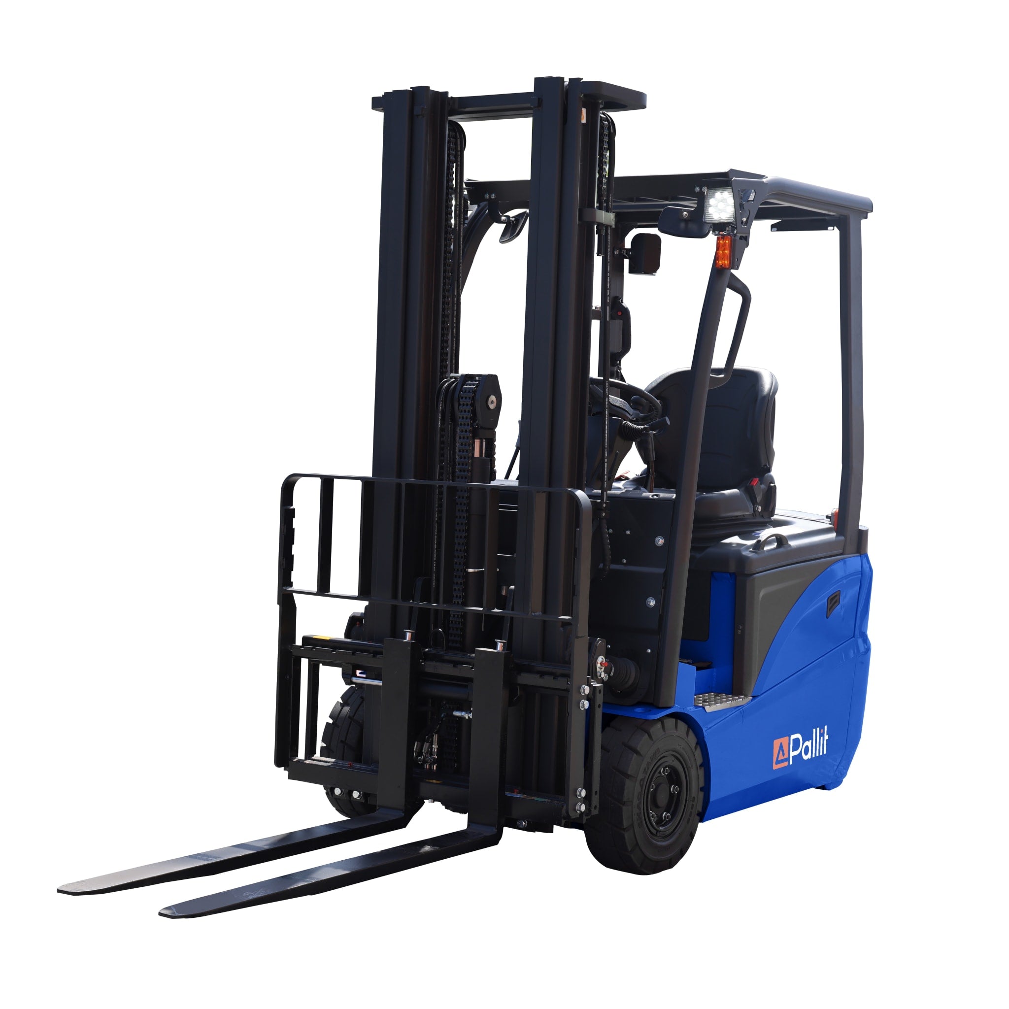 Elektrischer 3-Rad-Gabelstapler PE320 für 2t mit 4,8 m