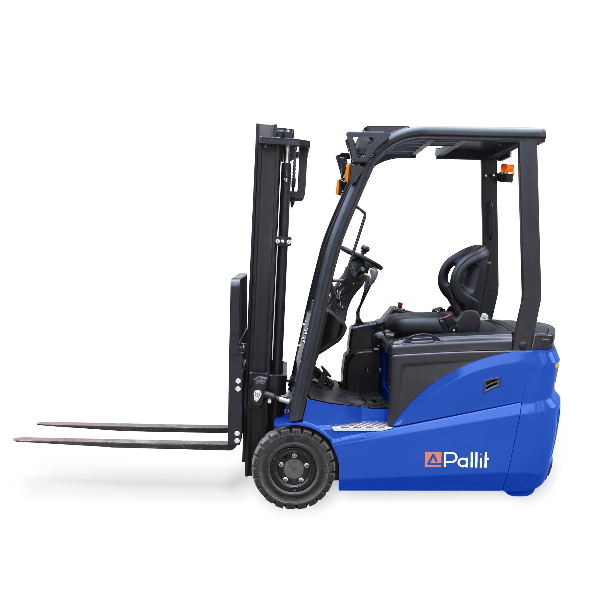 Elektrischer 3-Rad-Gabelstapler PE320 für 2t mit 4,8 m