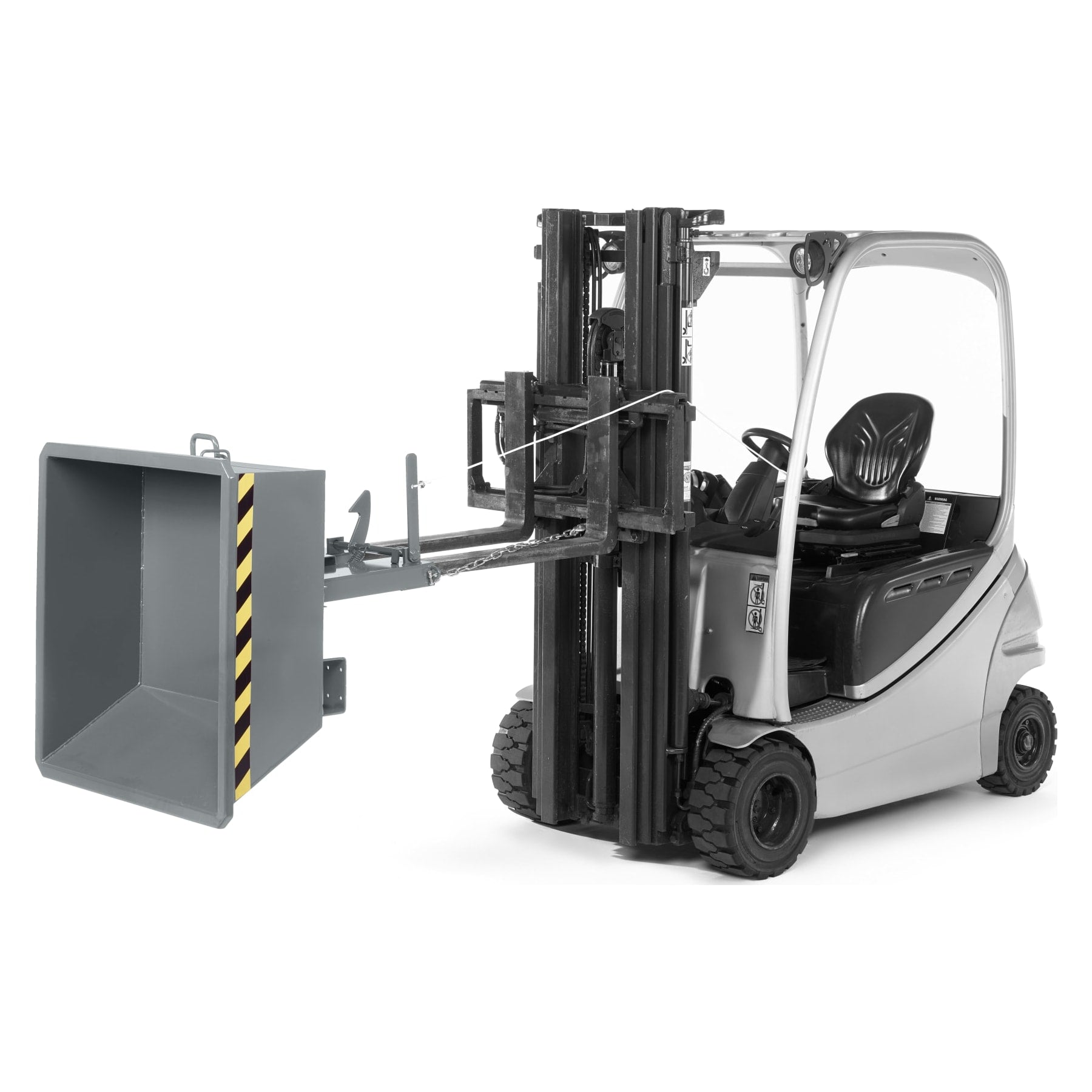 Mini tipping container for forklifts from R+R 